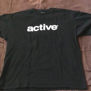 Black active t-shirt